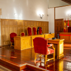 Sala de juicios de la Audiencia Provincial. MARIO TEJEDOR