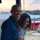 Barack y Michelle juntos.-INSTAGRAM