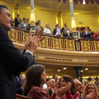 Pedro Sánchez, este viernes en el Congreso.-JOSE LUIS ROCA