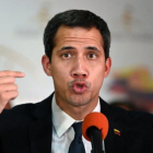 Juan Guaidó, el autoproclamado presidente interino de Venezuela.-AFP