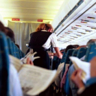Interior de un avión del Puente Aéreo.-DAVID CASTRO