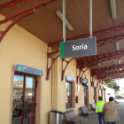 Estación de ferrocarril del Cañuelo, en Soria. HDS