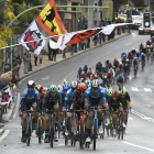 Vuelta Ciclista a España a su paso por Soria en una imagen de archivo. HDS