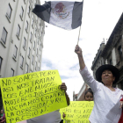 Organizaciones feministas  grupos de trabajadoras sexuales y simpatizantes participan en la Octava Marcha de las Putas  para reclamar el fin de la violencia contra las mujeres-HILDA RIOS (EFE)