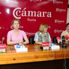 Krugova, Kovalenko, Romanova, Sánchez Barreiro y Santamaría presentan el programa. /Á.M.-