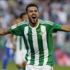 Dani Ceballos celebra un gol  ante el Atlético-EFE / JOSE MANUEL VIDAL