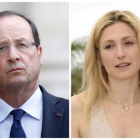 François Hollande y su actual pareja Julie Gayet.-YOAN VALAT/CHRISTOPHE KARABA / EFE