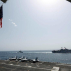 Despliegue de buques militares de los EEUU en el Mar Arábigo.-EPA/US NAVY