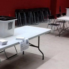 Urnas preparadas para el referéndum, el pasado 1 de octubre.-/ TWITTER / RAPHAEL MINDER