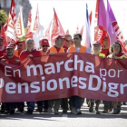 Marcha de pensionistas el pasado mes de septiembre en Madrid.-EFE/ NACHO GALLEGO