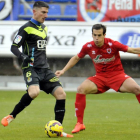 Íñigo Pérez en el partido del pasado sábado ante el Llagostera.-Diego Mayor