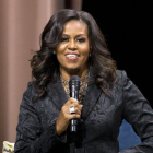 Michelle Obama, durante una conferencia a finales del mes pasado, en Washington.-FR159526 AP