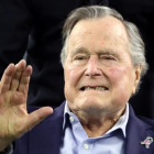 El expresidente George Bush padre el pasado mes de febrero en Huston.-REUTERS / ADREES LATIF