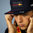 Max Verstappen, atiende una pregunta en el Gilles Villeneuve.-/ CHARLES COATES