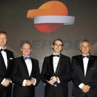 Los responsables de Repsol durante una entrega de premios, en diciembre del 2017.-EFE