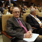 Encuentro del Sector Bancario del IESE  En la foto Luis Maria Linde  Gobernador del Banco de España.-JUAN MANUEL PRATS