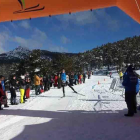 Uno de los participantes del Triatlón de Invierno en Vinuesa en una edición anterior.-HDS