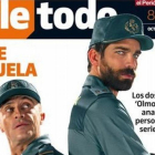 Pepe Viyuela y Rubén Cortada, los protagonistas de 'Olmos y Robles', en la portada del 'Teletodo'.-RTVE