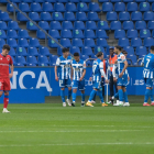 Desolación en el numantino Diego Aguirre tras el segundo gol del Depor. Área 11