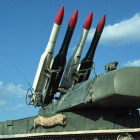 Misiles Tor-M1 como los que lanzó el régimen iraní contra el avión ucraniano.-EFE
