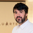 Óscar García en el restaurante Baluarte. HDS