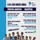 Cartel anunciador de las jornadas de puertas abiertas del Río Duero.