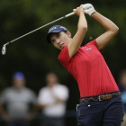 Carlota Ciganda, durante la ronda final del Open Británico.-AP / TIM IRELAND