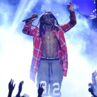 El rapero Lil Wayne en un reciente concierto en Los Ángeles.-Foto:CHRIS PIZZELLO