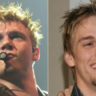 Nick Carter, izquierda, y su hermano Aaron.-