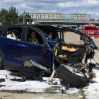 Accidente del Tesla Model X de Walter Huang el 23 de marzo de 2018.-AGENCIAS