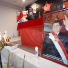 Los honores fúnebres al expresidente peruano Alan García.-AFP