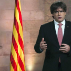 El presidente de la Generalitat,  Carles Puigdemont.-RUBEN MORENO GARCIA