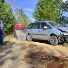 El último accidente mortal registrado en Soria el pasado miércoles. / ÁLVARO MARTÍNEZ-