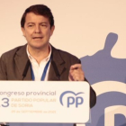 Mañueco durante su intervención en el Congreso del PP.-G. MONTESEGURO
