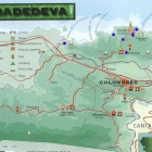 Mapa de Rivadedeva (Asturias).-EL PERIÓDICO