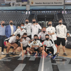 El equipo del CSB que ha quedado subcampeón en Palencia. HDS
