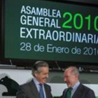 Los expresidentes de Caja Madrid Miguel Blesa (izquierda) y Rodrigo Rato.-ARCHIVO