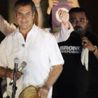 Jaime Rodríguez, el Bronco, celebrando su éxito electoral-Foto: AGENCIAS