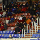 Aficionados sorianos durante un partido en Los Pajaritos. / DIEGO MAYOR-