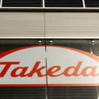 Logo de la farmacéutica japonesa Takeda, que tras la adquisición de la irlandesa Shire se convierte en una de las diez mayores farmacéuticas del mundo.-ISSEI KATO (REUTERS)