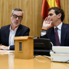 José Manuel Villegas y Albert Rivera, en una imagen de recurso.-J. M. LOSTAU