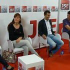 Ana Isabel Nieto, Virginia Barcones, Santiago Dorado y David Jurado en la clausura del foro de JJ SS. / BELÉN SANTOS-