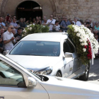 Funeral del menor de tres años y su tío abuelo, de 65, vecinos de Rubí, ambos fallecidos en el atentado terrorista de La Rambla.-EFE