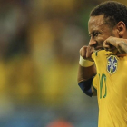 Neymar, durante un encuentro con Brasil.-EFE / ANTONIO LACERDA