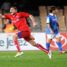 Nano celebra el gol de la victoria en Xerez. / Área 11-