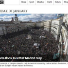 La portada de la edición digital de la BBC.-