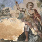 Estado en el que quedó el fresco del siglo XVIII-