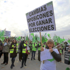 Protesta, en el año 2015, contra la anulación de las oposiciones de Enfermería.-ICAL