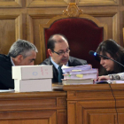 Los tres magistrados de la Audiencia Provicial de Soria.-VALENTÍN GUISANDE