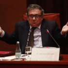 Jordi Pujol Ferrusola, el pasado 23 de febrero, durante su comparecencia en la 'comisión Pujol' del Parlament.-JULIO CARBÓ